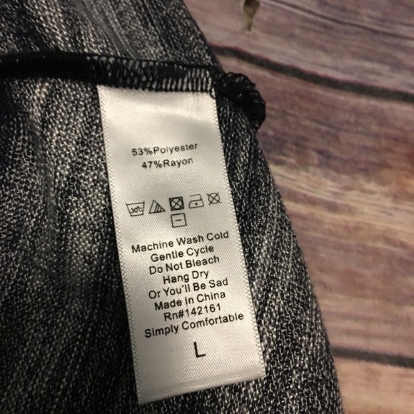 LuLaRoe Sarah Heathered Denim - Picture 3 of 3